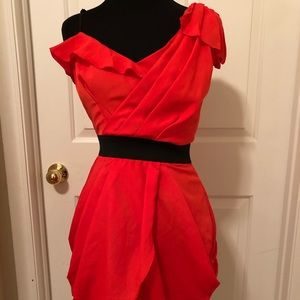 Beautiful coral dress